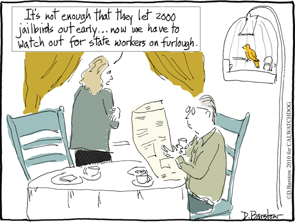 California furlough cartoon