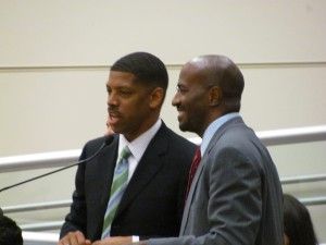 Mayor Kevin Johnson and Van Jones