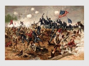 Civil_War_Battle - painting