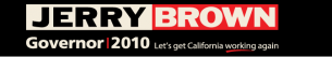 Brown - Jerry - 2010 Campaign Banner