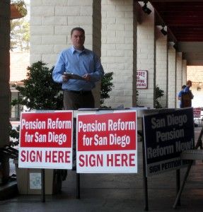 San Diego Pension Reform DeMaio At Table