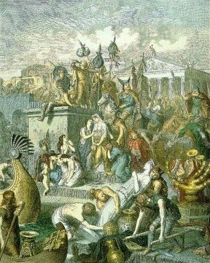 Vandals sack Rome