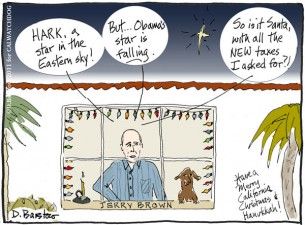 Barstow cartoon, Dec. 19, 2011
