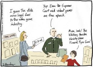 Donna Barstow cartoon, Feb. 20, 2012