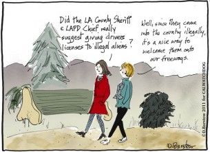Donna Barstow cartoon, March 12, 2012