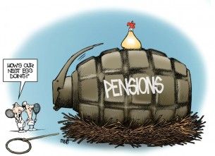 Pension cartoon