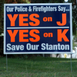 Measure J Stanton sign
