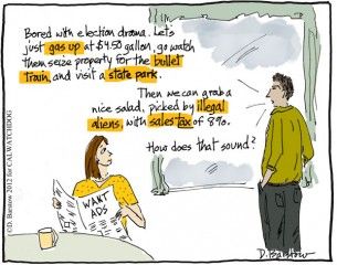 Barstow cartoon, Oct. 22, 2012
