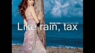 Celine Dion rain tax