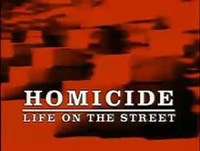 Homicide TV show title wikipedia