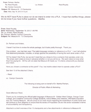 Hrabe Measure M emails