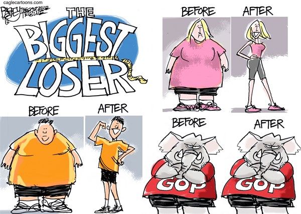 Republican biggest loser, Cagle, March 25, 2013
