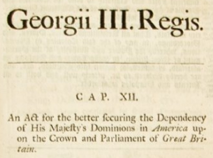 Stamp Act 1765